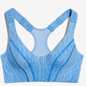 Ivy Park Monogram Print Zip Bra - Large